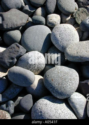 Flussfelsen verwendet für die Landschaftsgestaltung Stockfoto