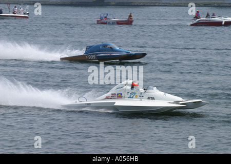 Powerboat Racing Formel 1 Quebec Kanada Stockfoto