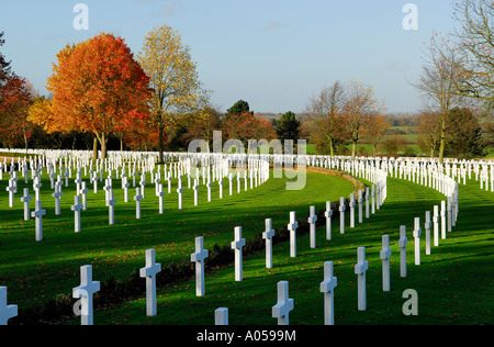 amerikanischer Militärfriedhof, Cambridge, england Stockfoto