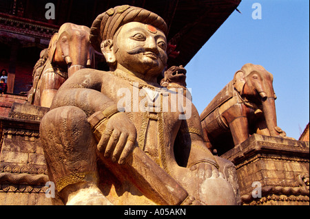 Bhaktapur, Taumadhi Tole Nyatapola-Tempel Stockfoto