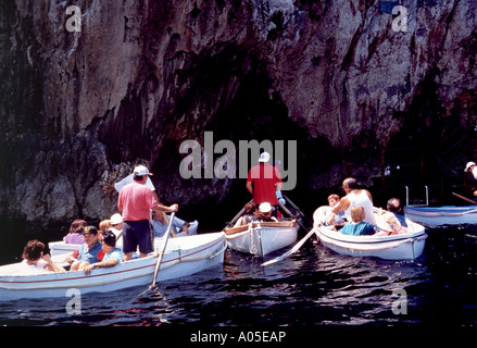 Isle Of Capri, Blaue Grotte Stockfoto