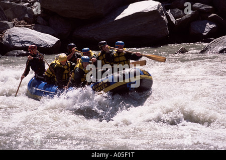 Queenstown, Shotover River Rafting Stockfoto