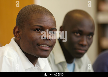 Sudanesische Studenten in Vortrag am Atlantic College Vale of Glamorgan Wales UK GB Stockfoto