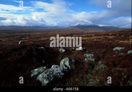 Rannoch moor Highlands Schottland Stockfoto