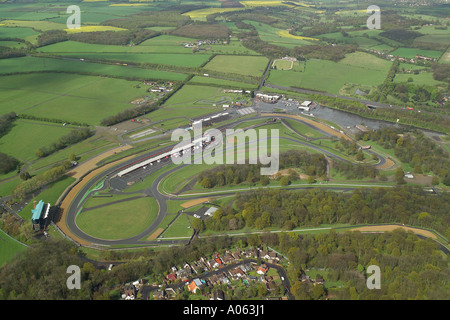 Luftaufnahme von Brands Hatch Rennstrecke in Kent, einst die Heimat des Formel 1 British Grand Prix Stockfoto