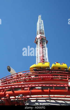 Fahrgeschäfte auf dem Stratosphere Hotel, Las Vegas, Nevada Stockfoto