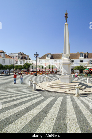 Vila Real De Santo Antonio, Zentralplatz Stockfoto