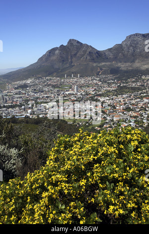 Kapstadt und Tafelberg, Blick vom Signal Hill Stockfoto