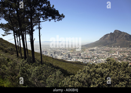 Kapstadt, Blick vom Signal Hill Stockfoto