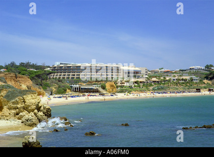 Algarve, Praia De Santa Eulalia, Hotel Stockfoto