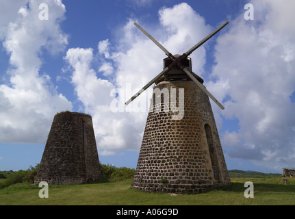 Bettys hoffe historischen Zucker Plantation Antigua Karibik Stockfoto