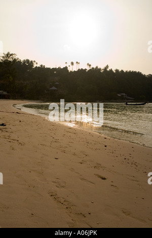 Hut Salat Strand Ko Pha ngan, Thailand. Stockfoto