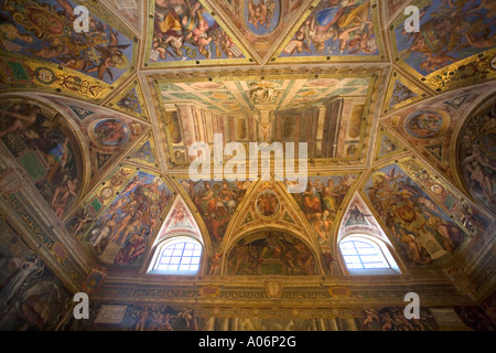 Fresken an den Decken im Vatikan Stockfoto