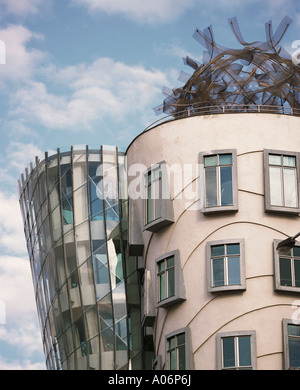 Detail der Dancing Lady Gebäude Prag Stockfoto