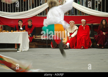 Sansepolcro Balestra 2005 Stockfoto