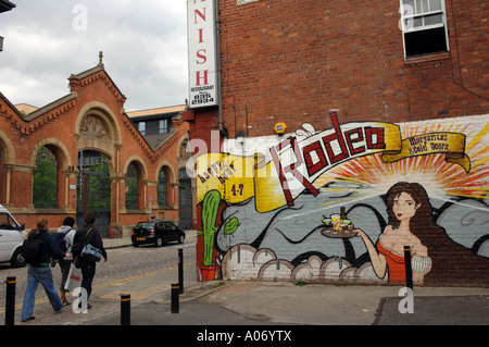 Copyright Foto von Howard Barlow MANCHESTER im NORTHERN QUARTER Stockfoto