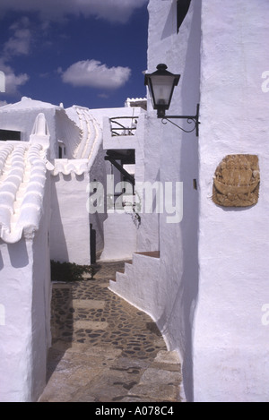 Binibeca Vel Binibecca Vell Menorca Minorca Spanien Stockfoto
