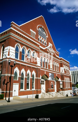 Das Ryman Auditorium in Nashville, Tennessee.  Heimat der original Grand Ole Opry. Stockfoto