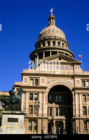Das Texas State Capitol Gebäude in Austin. Stockfoto