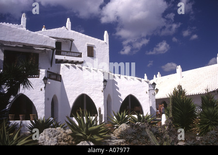 Menorca-Haus Stockfoto