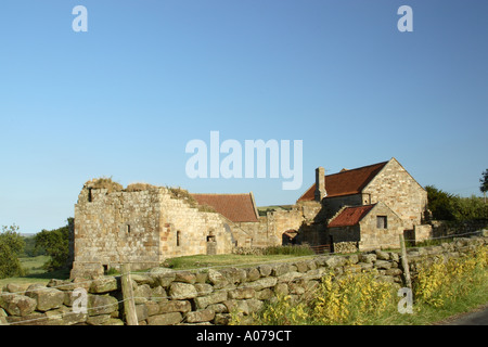 Danby Burg bleibt jetzt Teil Burg und Teil Bauernhaus eine Zeit Residenz des Cathering Parr sechste Frau von König Heinrich der achte Stockfoto