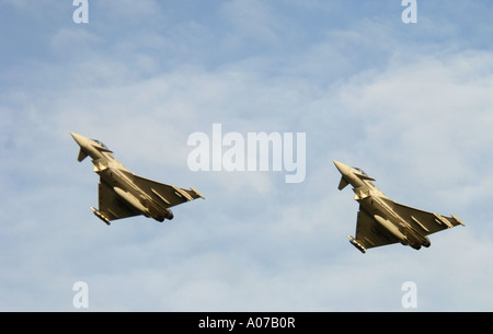 RAF Eurofighter auf Übung in Moray Schottland.   XAV 4164-394 Stockfoto