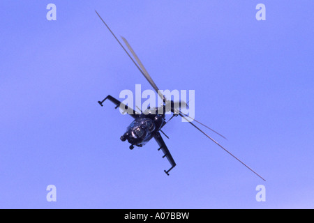 Mil Mi-24V Hind betriebenen 231. Vrl der Tschechischen Luftwaffe auf dem Display an Fairford RIAT 2006 Stockfoto