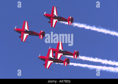 Royal Jordanian Falcons anzeigen in Fairford RIAT Stockfoto