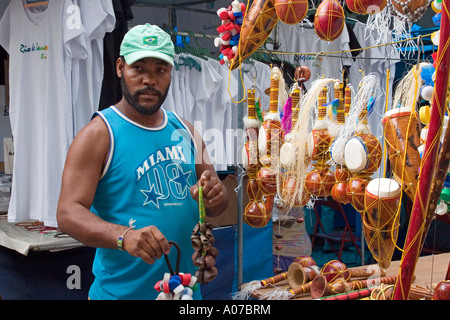 Hippie Markt General Hosorio Square-Ipanema-Rio De Janeiro-Brasilien Stockfoto