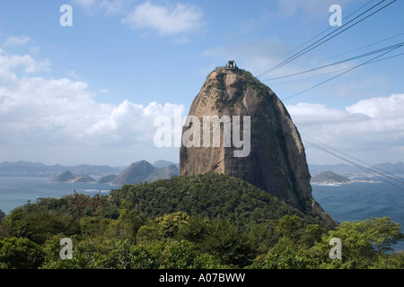 Zuckerhut Rio De Janeiro Brasilien Stockfoto