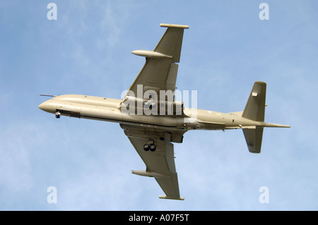 Nimrod HS MR2 an RAF Kinloss Morayshire Stockfoto