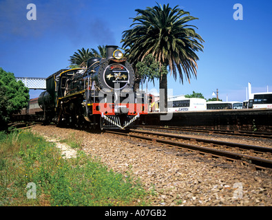 KNYSNA Südafrika Oktober Tootsie Dampfmaschine in Knysna-station Stockfoto