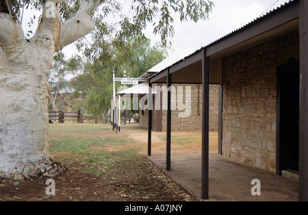 Die alte post und Telegraph Station Museum, Alice Springs, Northern Territory, Australien. Stockfoto