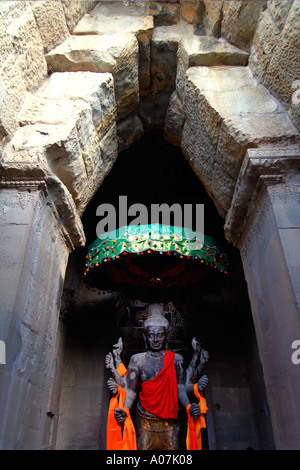 Altar, Vishnu Angkor Wat Kambodscha Stockfoto