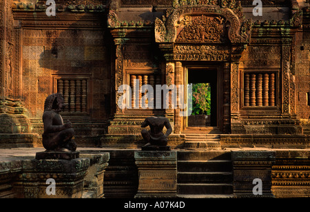 Banteay Srei Tempel Kambodscha Sonnenaufgang 4 Stockfoto