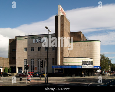 Art-Deco-Odeon-Kino Gebäude in Harrogate North Yorkshire Stockfoto