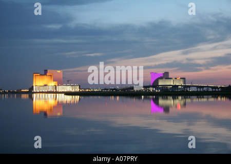 Atlantic Citylights in der Dämmerung Stockfoto