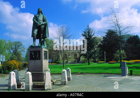 John Bunyan-Statue Bedford England Stockfoto