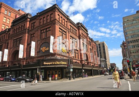 Montreal, Rue Ste-Catherine, Centre-Ville Stockfoto