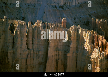 Grotten von Bryce Point Bryce Canyon National Park Utah UT SW USA gesehen Stockfoto