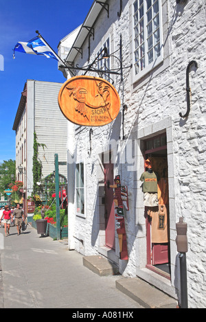 Rue Des Jardines, Oberstadt Stockfoto