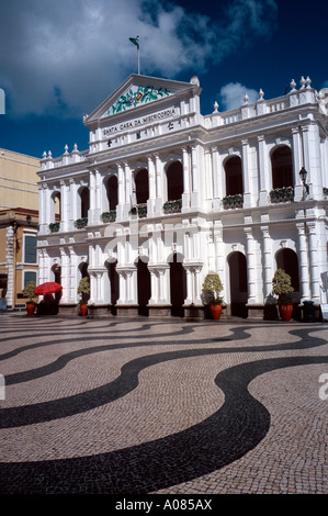 Santa Casa da Misericordia in Macau. Stockfoto