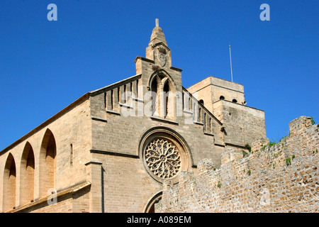 Mallorca, Pfarrkirche Sant Jaume in Alcudia, Kirche Sant Jaume in Alcudia Stockfoto