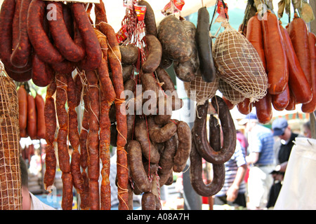 Markt in Alcudia Mallorca Stockfoto