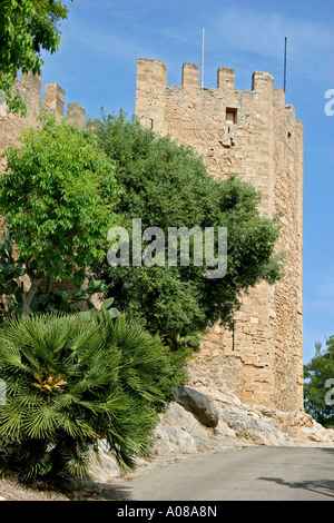 Castell de Capdepera Mallorca Stockfoto