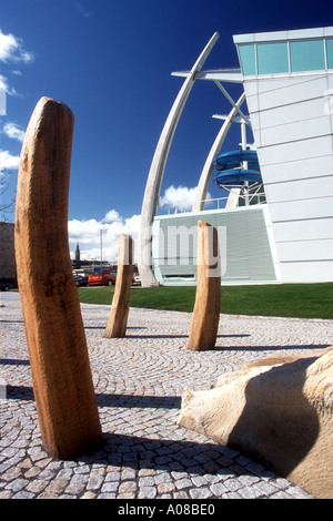 Außen Greenock Freizeitzentrum Schottland Stockfoto