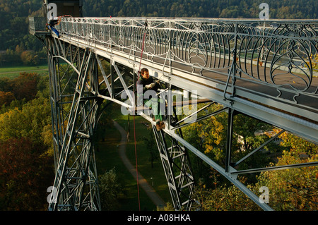 Outdoor-Aufzug in Bad Schandau Elbsandsteingebirge-Deutschland Stockfoto