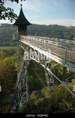 Outdoor-Aufzug in Bad Schandau Elbsandsteingebirge-Deutschland Stockfoto