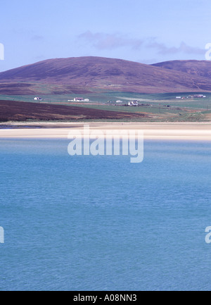 dh Waulkmill Bay ORPHIR ORKNEY Shore Felsen Sandstrand und die Bucht Stockfoto