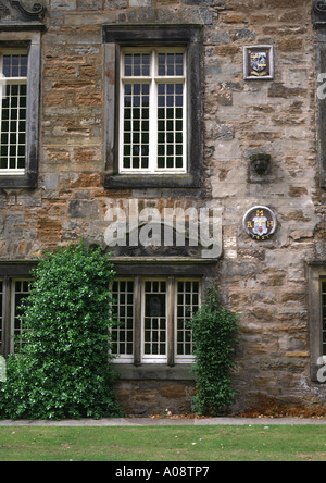 dh St Marys College ST ANDREWS FIFE University Gebäudewand Und Fenster Fenster Fenster schottland Stockfoto